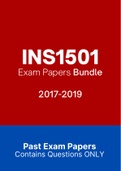INS1501 - Exam Questions Papers (2017-2019)