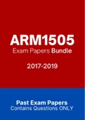 ARM1505 (Notes and ExamQuestionsPACK)