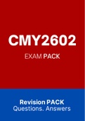 CMY2602 - MCQ ExamPACK (Multiple Choice Questions and ANSWERS for 2018-2022)