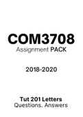 COM3708 - Combined Tut201 Letters (2018-2020)