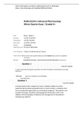 NURS-6521N-1-Advanced Pharmacology Winter Quarter Exam | Graded A+
