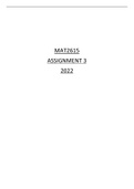 MAT2615 ASSIGNMENT 3 2022