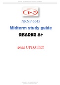 NR 6645 Midterm EXAM Review & Study Guide(2022) - Southern New Hampshire University, St. Petersburg College,Grand Canyon University,University of Phoenix-NP