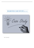 NR509 / NR /509 Week 5 Case Study Diabetes / Mrs. G