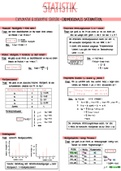 DHBW Zusammenfassung Modul: Statistik / 2.Semster