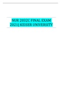 NUR 2032C FINAL EXAM 2021| KEISER UNIVERSITY