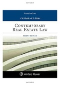 Contemporary Real Estate Law 2nd Edition Fields Test Bank