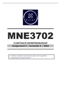 MNE3702 Assignment 2 Semester 2 2022 