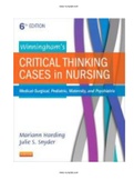 Winningham’s Critical Thinking Cases in Nursing 6th Edition Test Bank