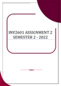 INV2601 ASSIGNMENT 2 SEMESTER 2 - 2022