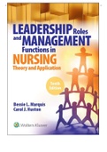Leadership Roles and Management Functions in Nursing: Theory and Application, 10th Ed. Test Bank  978-1975139216