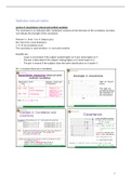 Complete Summary & Lecture Notes Statistics Exam 