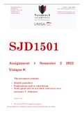 SJD1501 Assignment 2Semester 2 2022