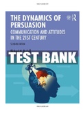 Dynamics of Persuasion 7th Edition Perloff Test Bank|ISBN-13: ‎9780367185794 |Complete Guide A+
