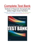 Textbook of Diagnostic Sonography 8th Edition Hagen Ansert Test Bank