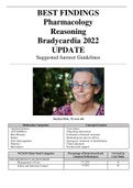 BEST FINDINGS Pharmacology Reasoning Bradycardia 2022 UPDATE