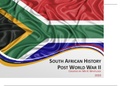 South African History Post World War II