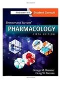 Brenner and Stevens’ Pharmacology 5th Edition Test Bank |Complete Guide A+| Instant download .