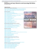 Test Bank For Beckmann and Ling's Obstetrics and Gynecology 8th Edition by Dr. Robert Casanova Chapter 1-50 | Complete Guide
