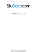 TPF2601 ASSIGNMENT 50 (PORTFOLIO) 2022