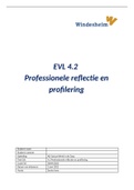 EVL 4.2 professionele reflectie en profilering 2022