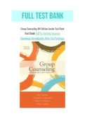 Group Counseling 8th Edition Jacobs Test Bank