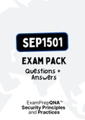 SEP1501 - Exam PACK (2022)