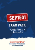 SEP1501 - Exam PACK (2022)