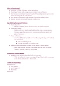 Class notes Principles Of Psychology 102 