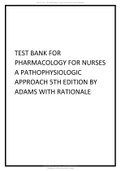 Test Bank for Pharmacology for Nurses A Pathophysiologic Approach 5th Edition 2024 update by Adams.pdf