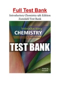 Introductory Chemistry 9th Edition Zumdahl Test Bank