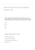 Network and Security Foundations Practice Test