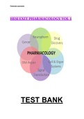 (Well defined) Hesi exit pharmacology vol 1 (questions and answers) 2022/2023
