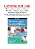 Pharmacotherapeutics for Advanced Practice- A Practical Approach 5th Edition Arcangelo Test Bank