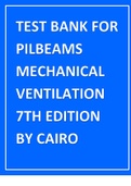 Test Bank for Pilbeams Mechanical Ventilation 7th Edition by Cairo 2024 revised update