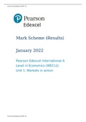 Pearson Edexcel International A Level in Economics (WEC11)