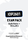 IOP2601 - EXAM PACK (2022)
