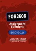 FOR2608 - Tutorial Letters 201 (Merged) (2017-2021) (Questions&Answers)