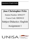 SDENG3J Assignment 1 (2022) - scored 75%