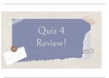 Quiz 4 review and answers