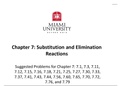Substitution and elimination notes
