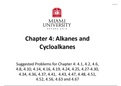 Chapter 4 - Alkanes and Cycloalkanes notes