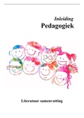 Literatuursamenvatting Inleiding Pedagogiek (SOW-PWB1060)