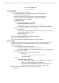 Exam 3 Learning Objective Bio 1107 2020