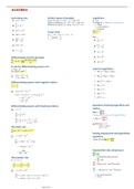 Algebra note - part 1