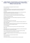 SSD4 Module 1 Test Questions and Answers SSD4 Module 1 Test Questions and Answers- United States Military University 2022.