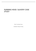 HIST-405N Week 1 Case Study: Slavery