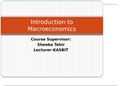 Macroeconomics notes (5th edition)18th November 2022