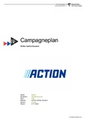 Online Merken Bouwen Compleet Campagneplan Action. Cijfer: 7.8 