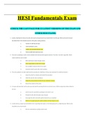 Hesi fundamentals test 20222023 (Already Graded A) DOWNLOAD TO BOOST YOUR GRADE 100%
